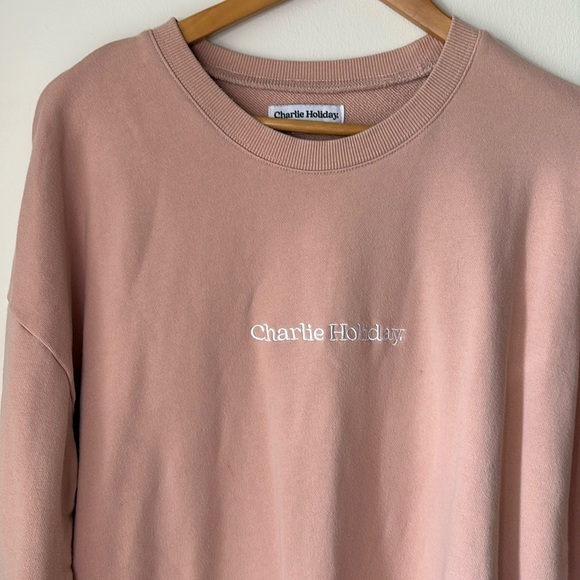 Charlie Holiday Pink Crewneck - Picture 2 of 3